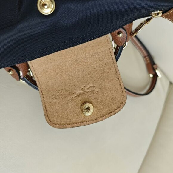 Longchamp Black and Brown Mini Bag - Picture 4 of 5